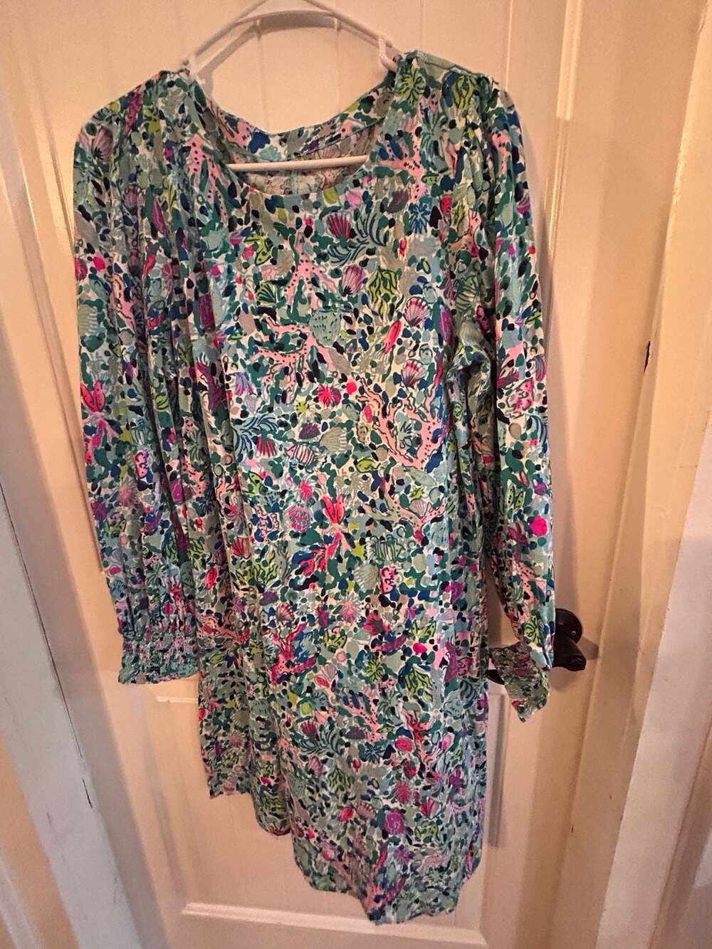 Lilly Pulitzer Diann Long Sleeve Mini Dress in Feeling Fantastic